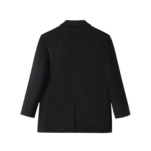 Business Casual Cashmere-Down Coat