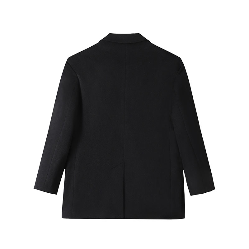 Business Casual Cashmere-Down Coat