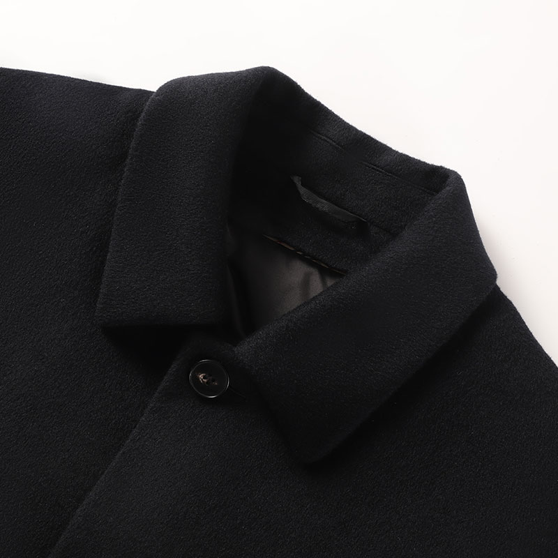 Business Casual Cashmere-Down Coat